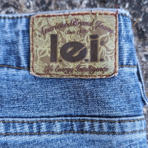 🔥4/$40 Vintage l.e.i bootcut jeans plus size 18 average button fly - Picture 6 of 8